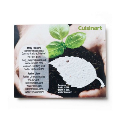 Seed Paper Shape Postcard