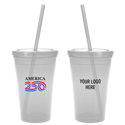 America250™ 16 Oz. Sunsplash Double Wall Tumbler